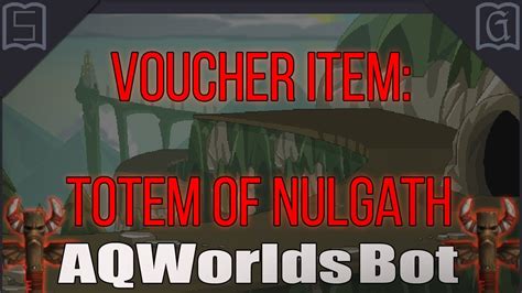 aqw voucher item totem of nulgath|Totem of Nulgath (Item) .